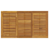 vidaXL Tuin Eettafel Set 5 pcs Grijs Massief Acacia Hout