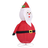 vidaXL Santa Claus Decorative LED 60 cm Luxurious Fabric