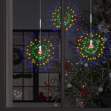 vidaXL Kerstverlichting vuurwerk 140 LED's buiten 20 cm warmwit