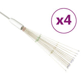 vidaXL Kerstverlichting vuurwerk 140 LED's buiten 20 cm warmwit