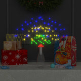 vidaXL Kerstverlichting vuurwerk 140 LED's buiten 20 cm warmwit