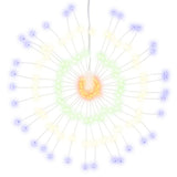 vidaXL Kerstverlichting vuurwerk 140 LED's buiten 20 cm warmwit