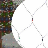 vidaXL Kerstnetverlichting 204 LED's binnen en buiten 3x2 m warmwit