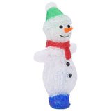 vidaXL Kerstfiguur kerstman LED binnen en buiten 28 cm acryl