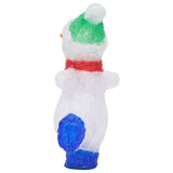 vidaXL Kerstfiguur kerstman LED binnen en buiten 28 cm acryl