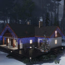 vidaXL Lichtgordijn met 400 LED's en 8 functies 10 m warmwit