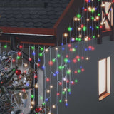 vidaXL Lichtgordijn met 400 LED's en 8 functies 10 m warmwit