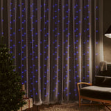 vidaXL Lichtsnoergordijn met 300 LED's en 8 functies 3x3 m warmwit