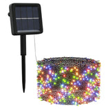 vidaXL Lichtsnoeren 2 st met 2x200 LED's solar binnen/buiten koudwit