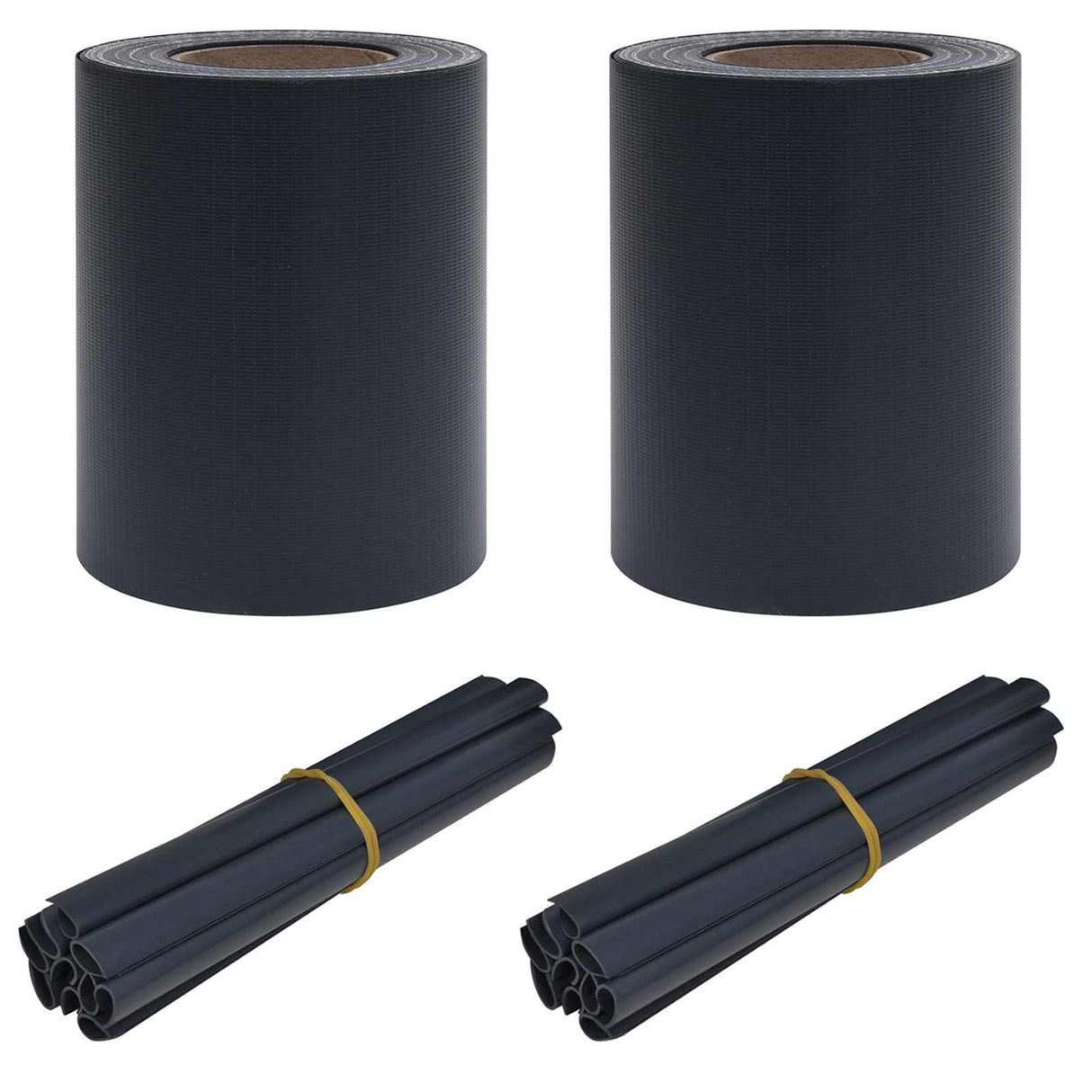 vidaXL Tuinscherm 35x0,19 m PVC groen