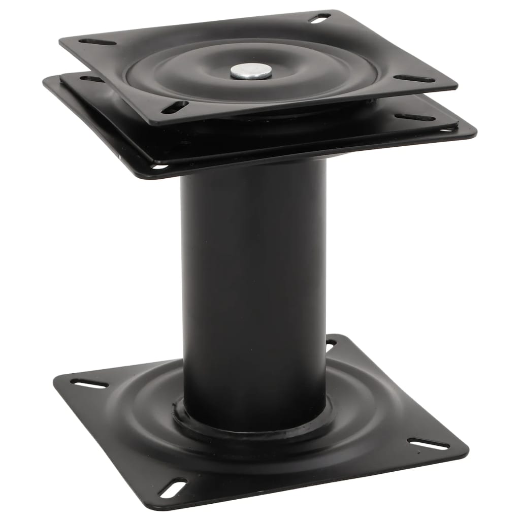 vidaXL Bootstoelpoot met 360° draaiplateau staal