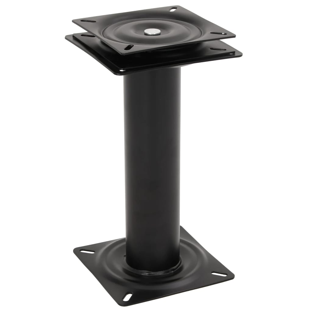 vidaXL Bootstoelpoot met 360° draaiplateau staal