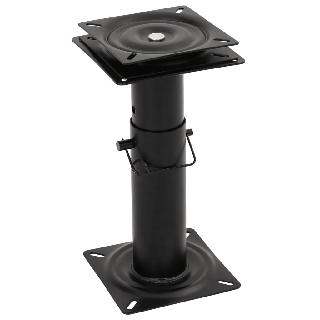 vidaXL Bootstoelpoot met 360° draaiplateau staal