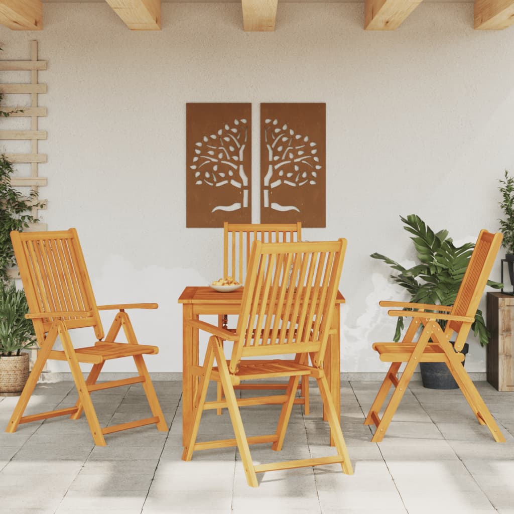 vidaXL 3-delige Tuinset 85x85x74 cm massief acaciahout