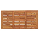 vidaXL 5-delige Tuinbarset massief acaciahout en poly rattan bruin