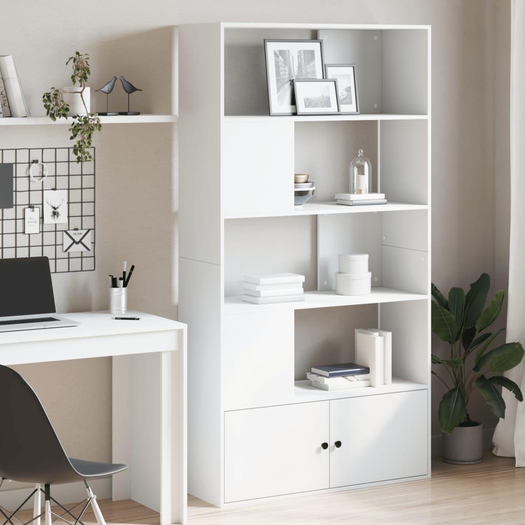 vidaXL Boekenkast 70x36x189 cm bewerkt hout wit