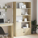 vidaXL Boekenkast 70x36x189 cm bewerkt hout wit
