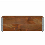 vidaXL Plantenbak 100x50 cm massief grenenhout