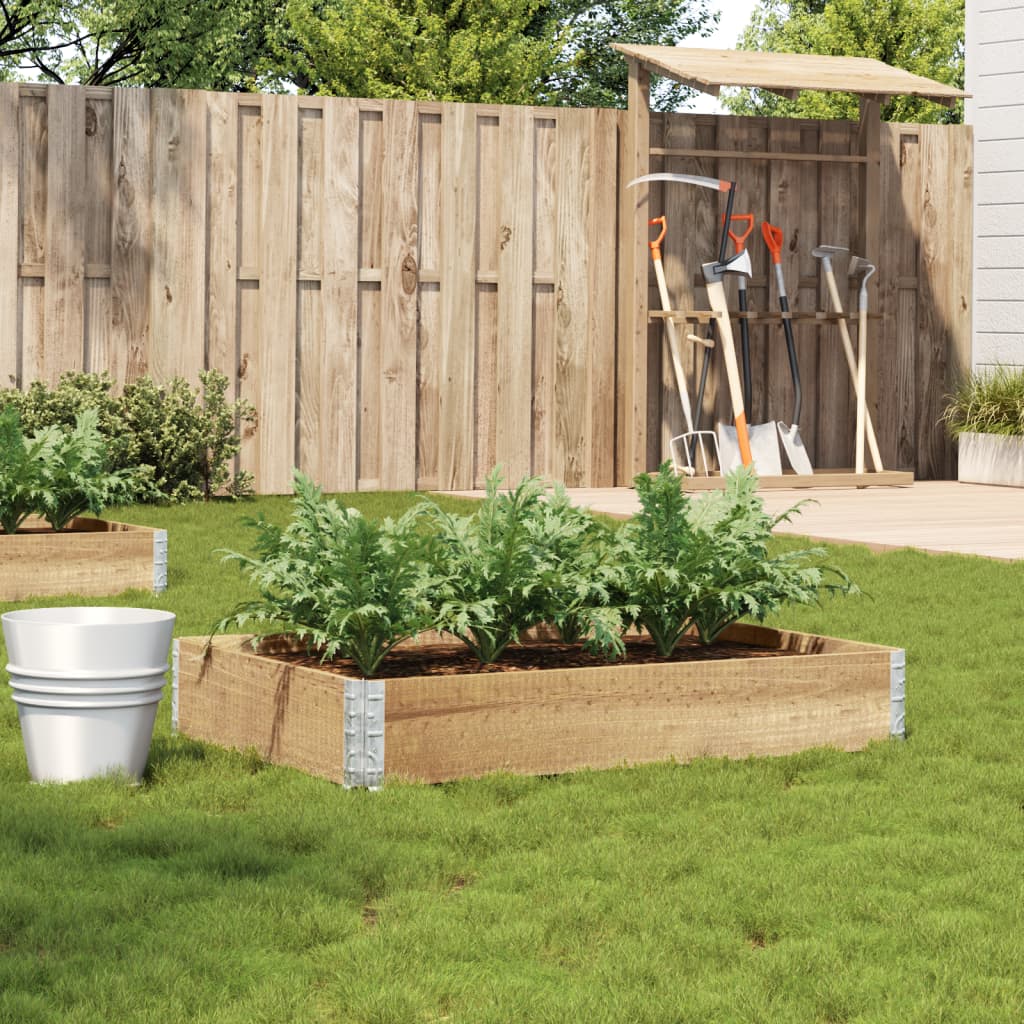 vidaXL Plantenbak 100x50 cm massief grenenhout