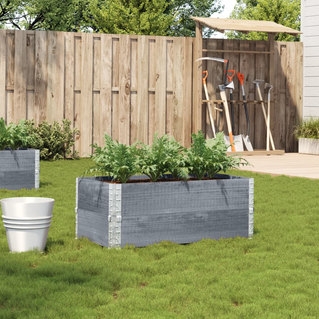 vidaXL Plantenbak 100x50 cm massief grenenhout