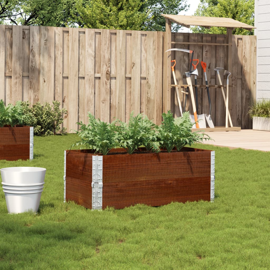 vidaXL Plantenbak 100x50 cm massief grenenhout