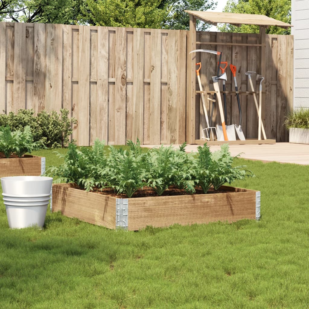 vidaXL Plantenbak 100x50 cm massief grenenhout
