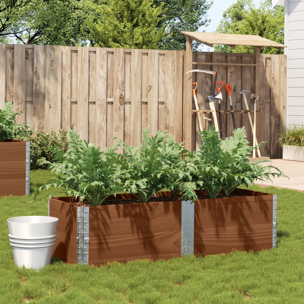vidaXL Plantenbak 100x50 cm massief grenenhout