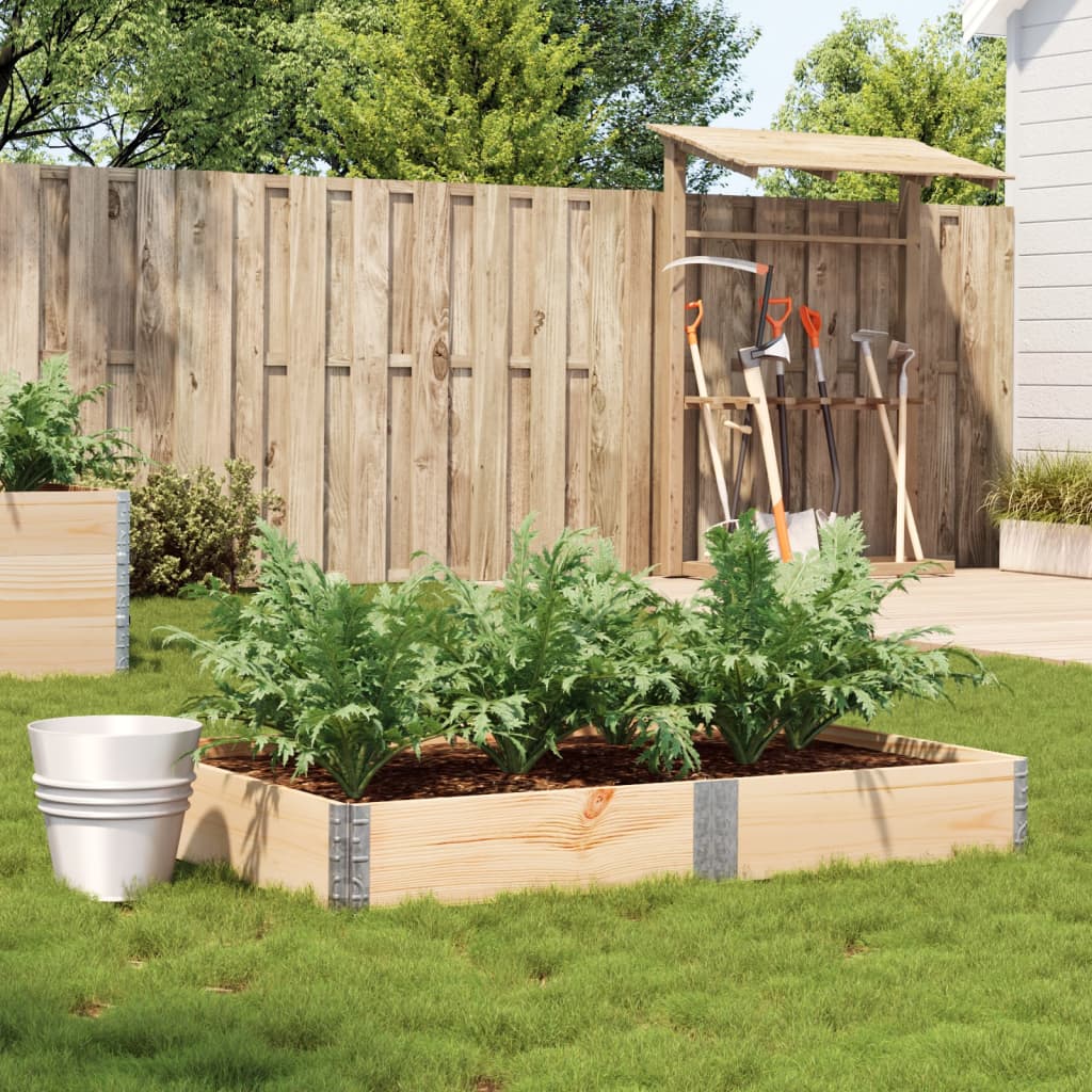 vidaXL Plantenbak 100x50 cm massief grenenhout
