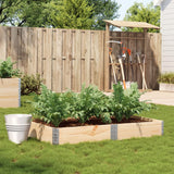 vidaXL Plantenbak 100x50 cm massief grenenhout