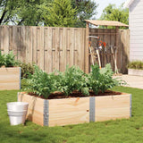 vidaXL Plantenbak 100x50 cm massief grenenhout