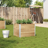 vidaXL Plantenbak 100x50 cm massief grenenhout