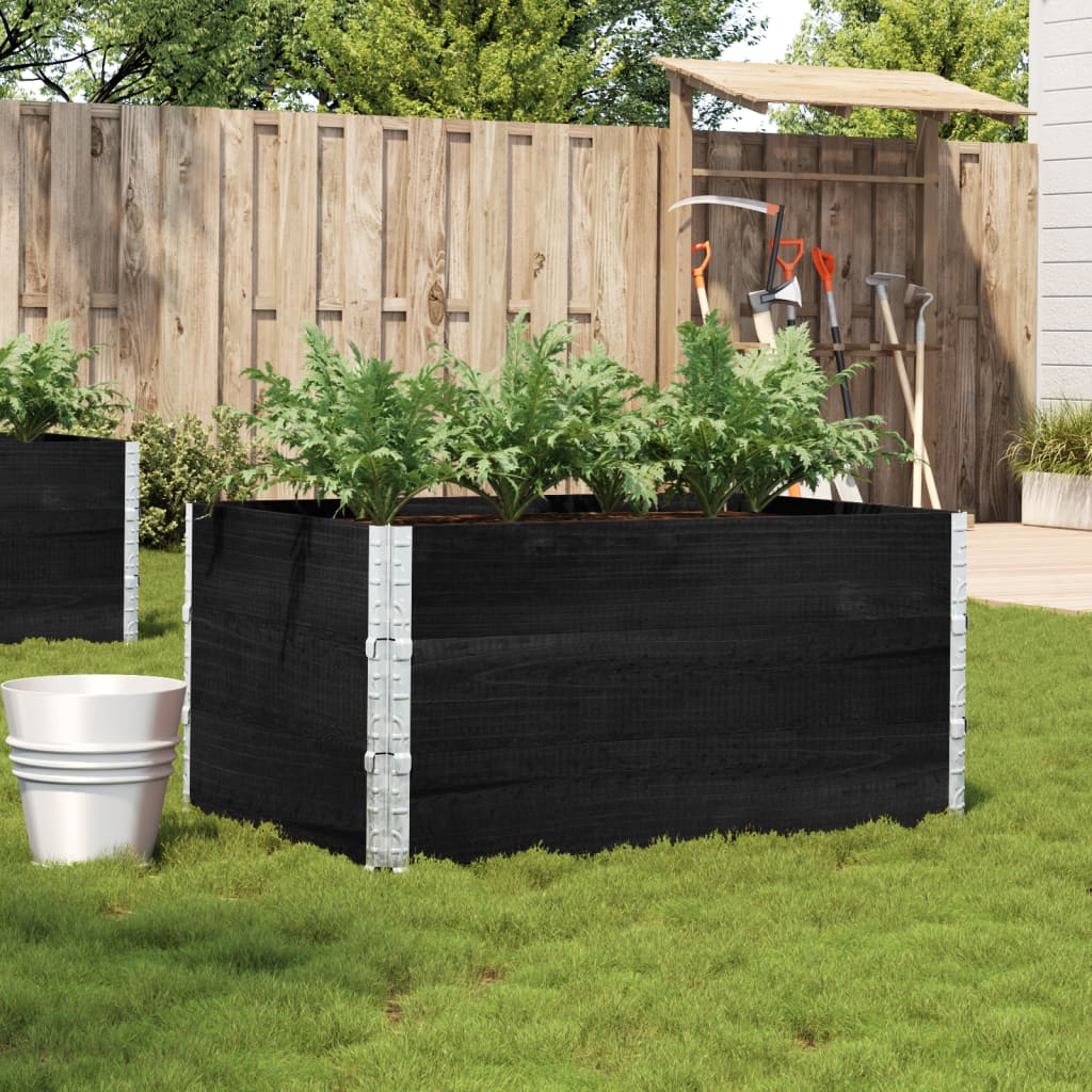 vidaXL Plantenbak 100x50 cm massief grenenhout
