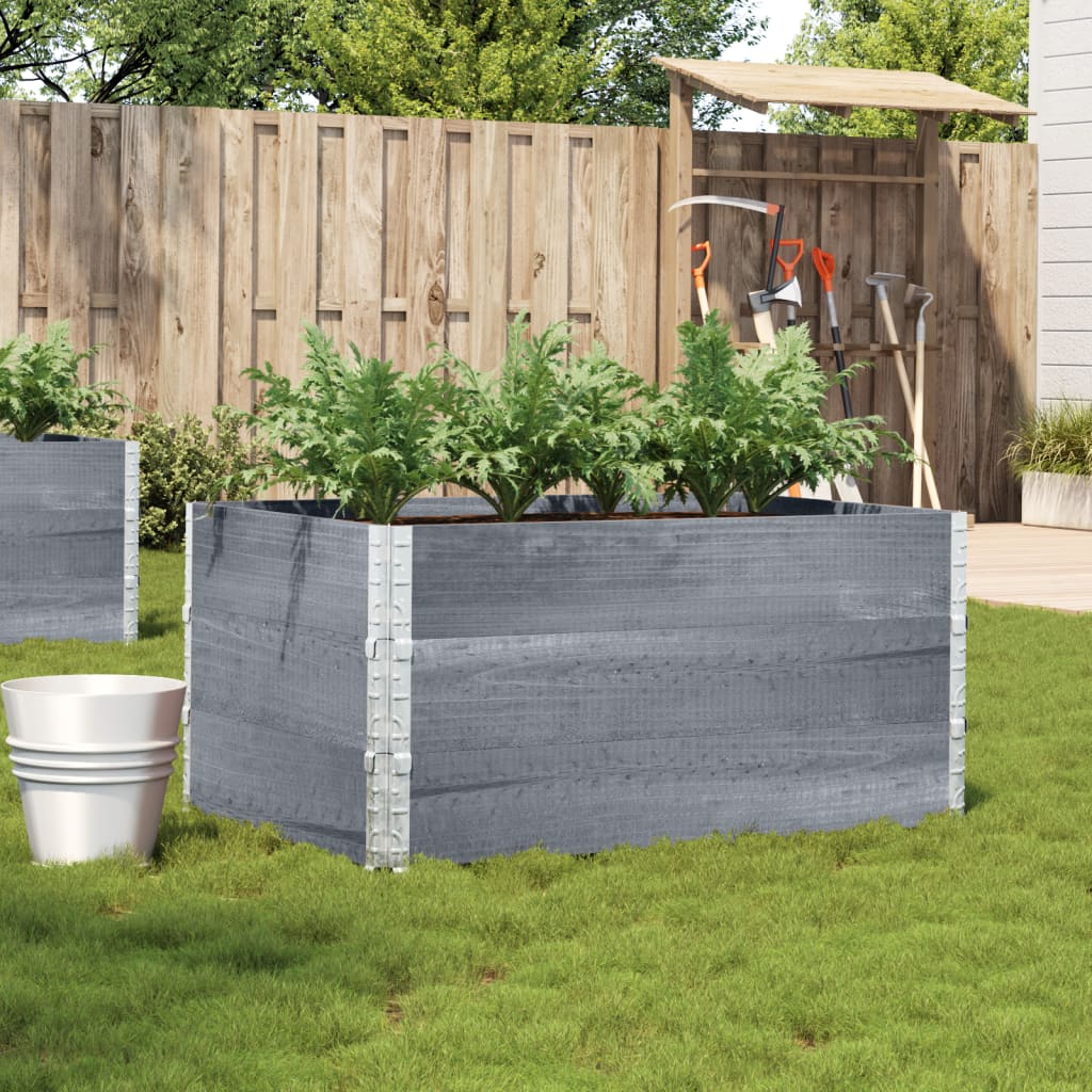 vidaXL Plantenbak 100x50 cm massief grenenhout
