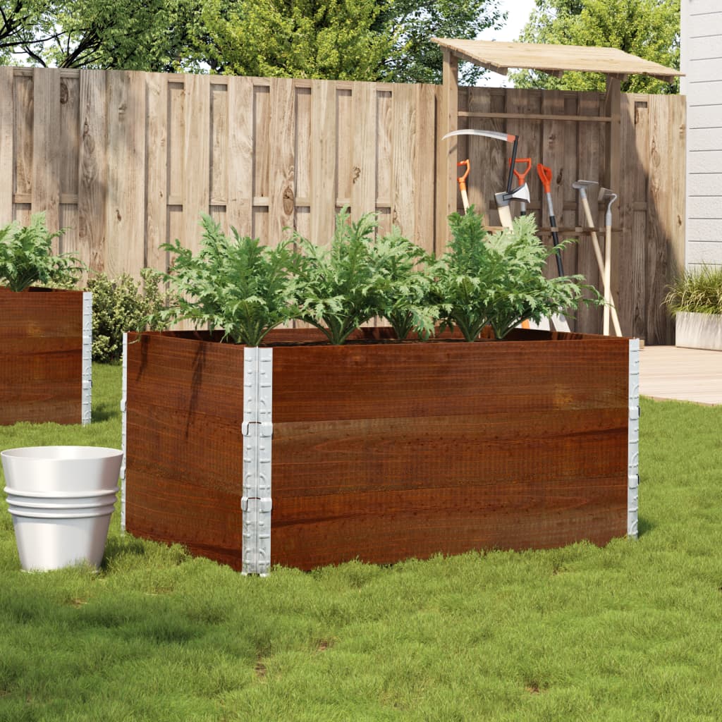vidaXL Plantenbak 100x50 cm massief grenenhout