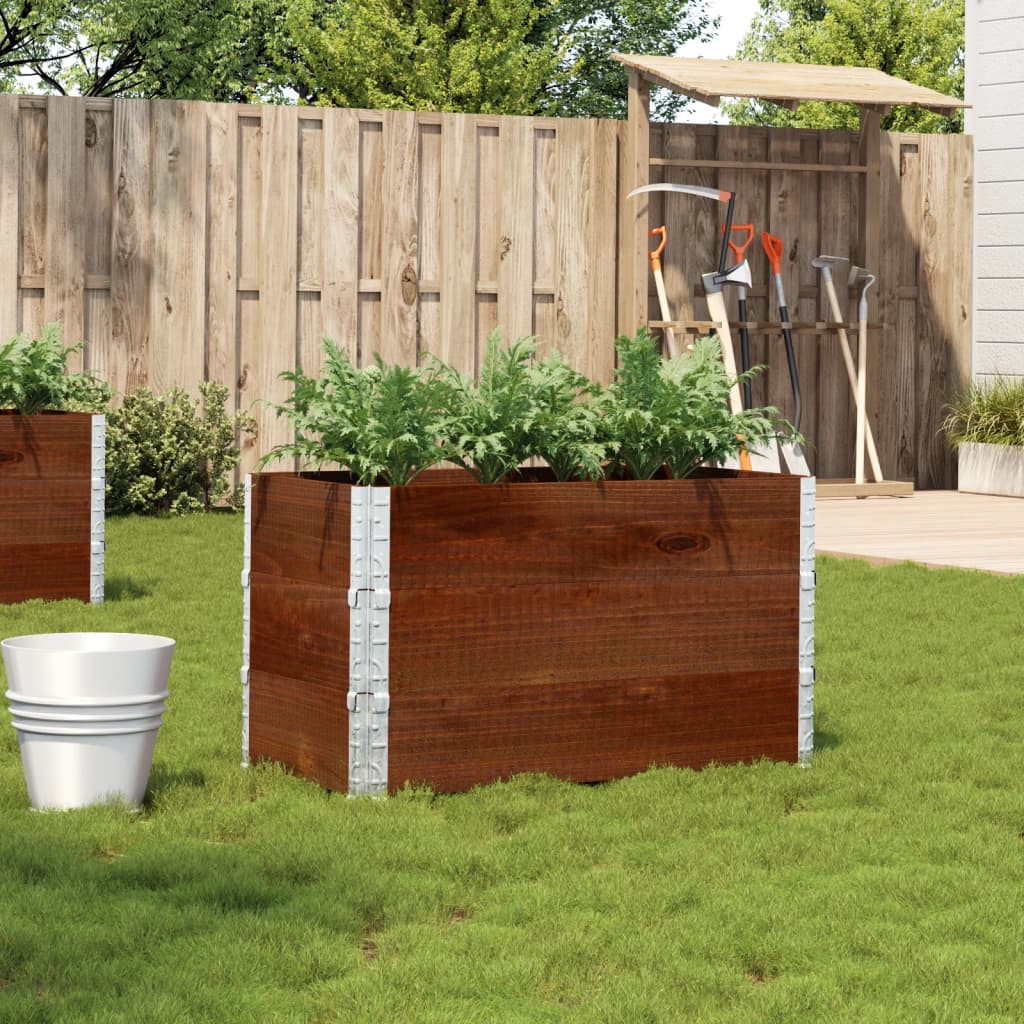 vidaXL Plantenbak 100x50 cm massief grenenhout