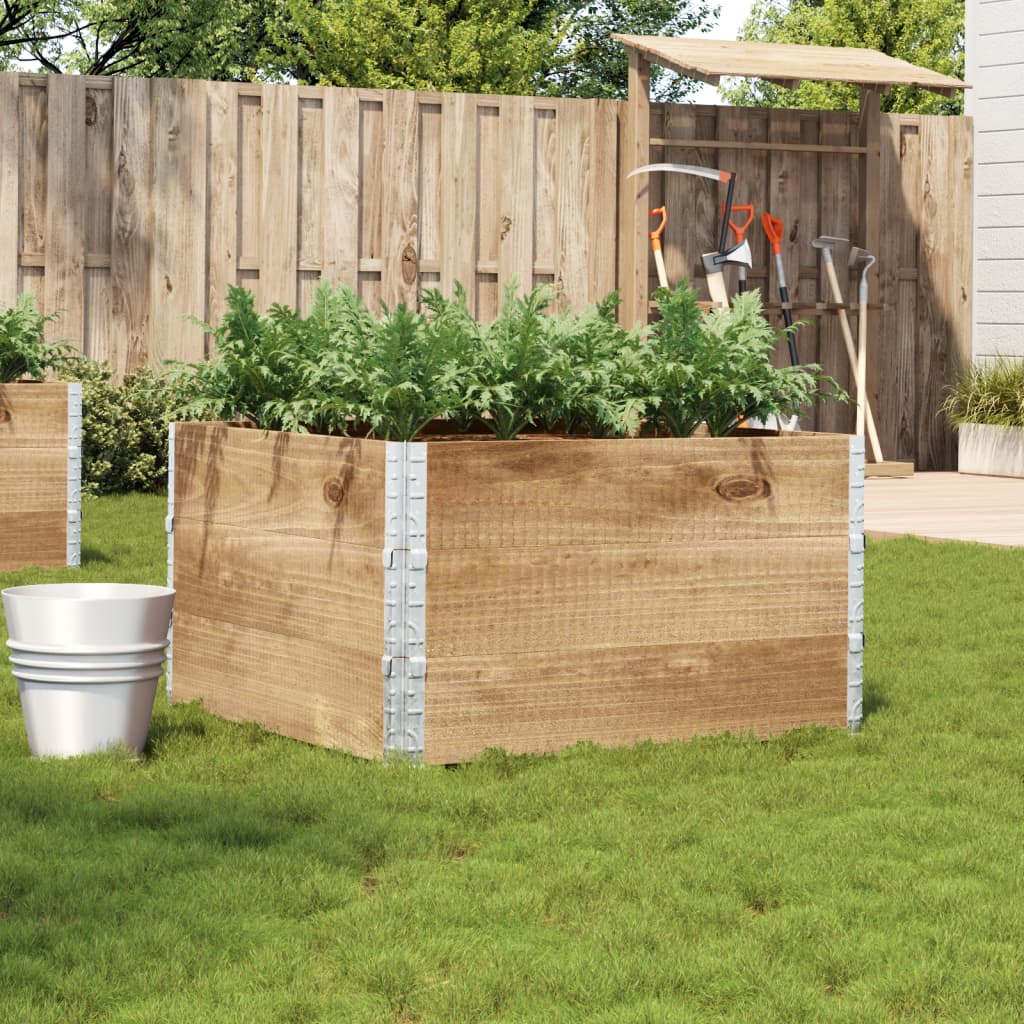 vidaXL Plantenbak 100x50 cm massief grenenhout