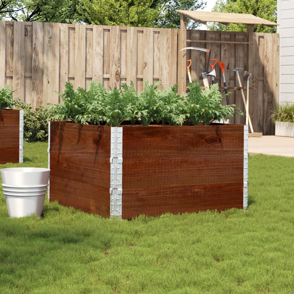 vidaXL Plantenbak 100x50 cm massief grenenhout