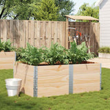vidaXL Plantenbak 100x50 cm massief grenenhout
