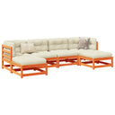 vidaXL 6-Piece Lounge Set with Cushions Solid Pinewood
