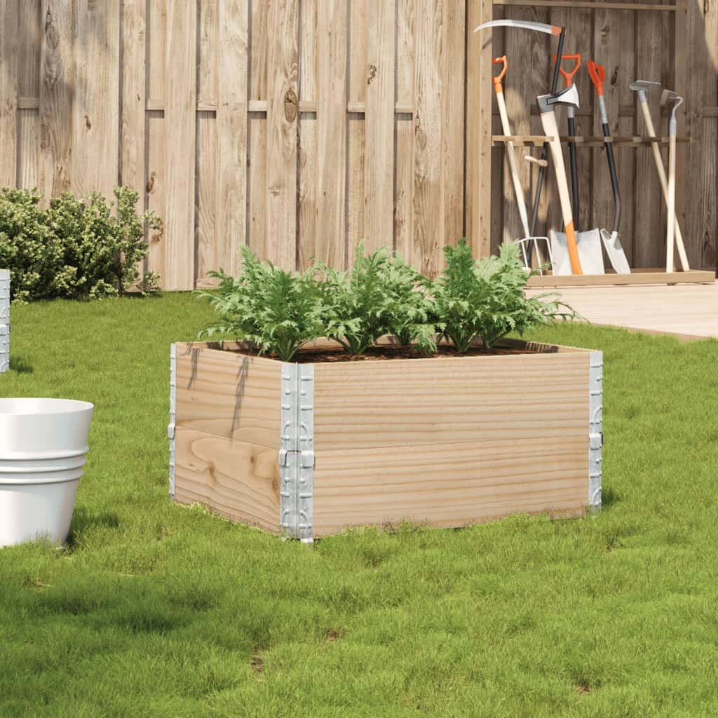 vidaXL Plantenbak 100x50 cm massief grenenhout
