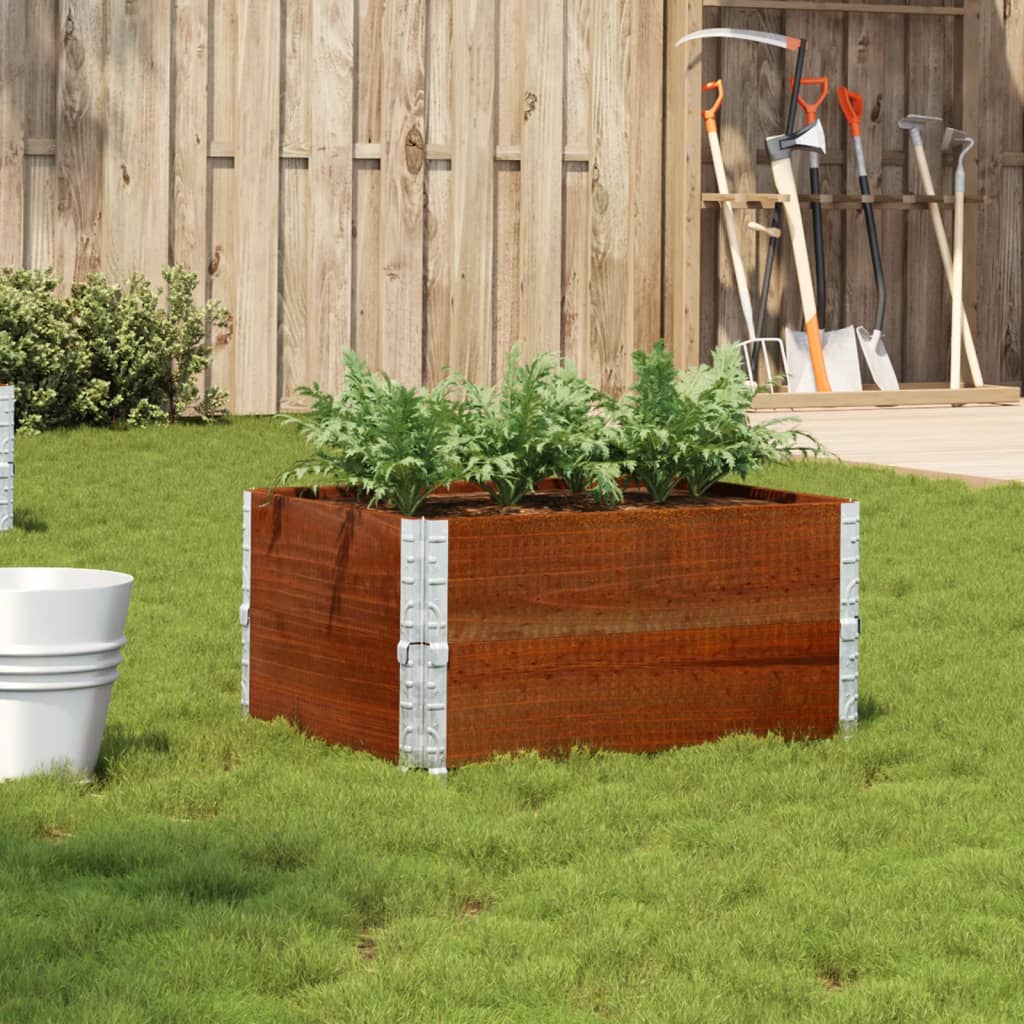 vidaXL Plantenbak 100x50 cm massief grenenhout