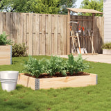 vidaXL Plantenbak 100x50 cm massief grenenhout