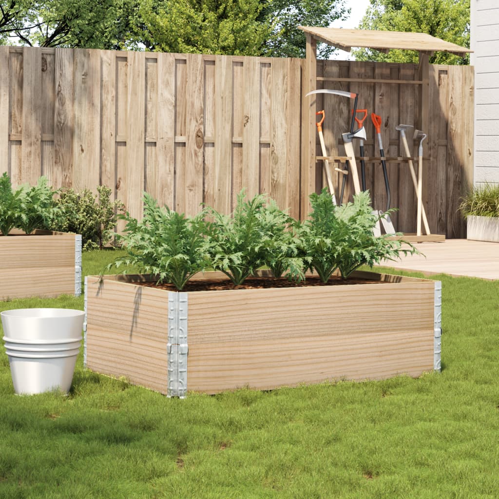vidaXL Plantenbak 100x50 cm massief grenenhout