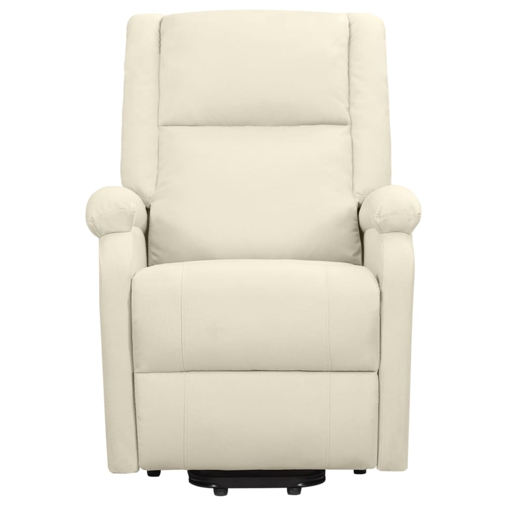 vidaXL Sta-op-massagestoel stof lichtgrijs