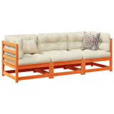 vidaXL 3-Piece Lounge Set Solid Pine Wood