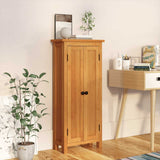 vidaXL Opbergkast 50x22x110 cm massief eikenhout