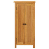 vidaXL Opbergkast 50x22x110 cm massief eikenhout