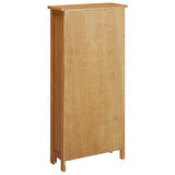 vidaXL Opbergkast 50x22x110 cm massief eikenhout
