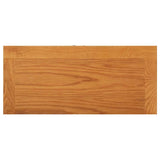 vidaXL Opbergkast 50x22x110 cm massief eikenhout