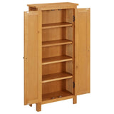 vidaXL Opbergkast 50x22x110 cm massief eikenhout